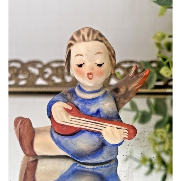 Hummel, Goebel Other - Hummel‎ 238/A Angel With Lute TMK5 Goebel Figurine Vintage Germany
